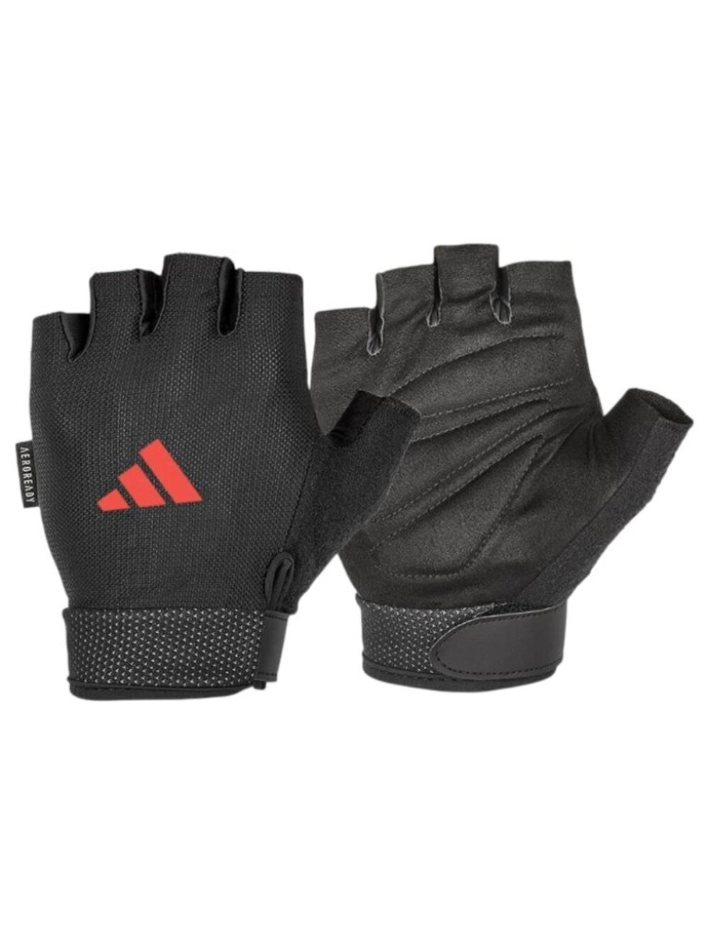 Adidas Weightlifting Gloves Size Medium Half Finger Gym Training AEROREADY NWT